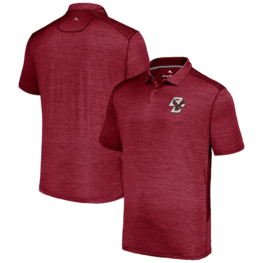 Men's Tommy Bahama Maroon Boston College Eagles Delray IslandZone Polo