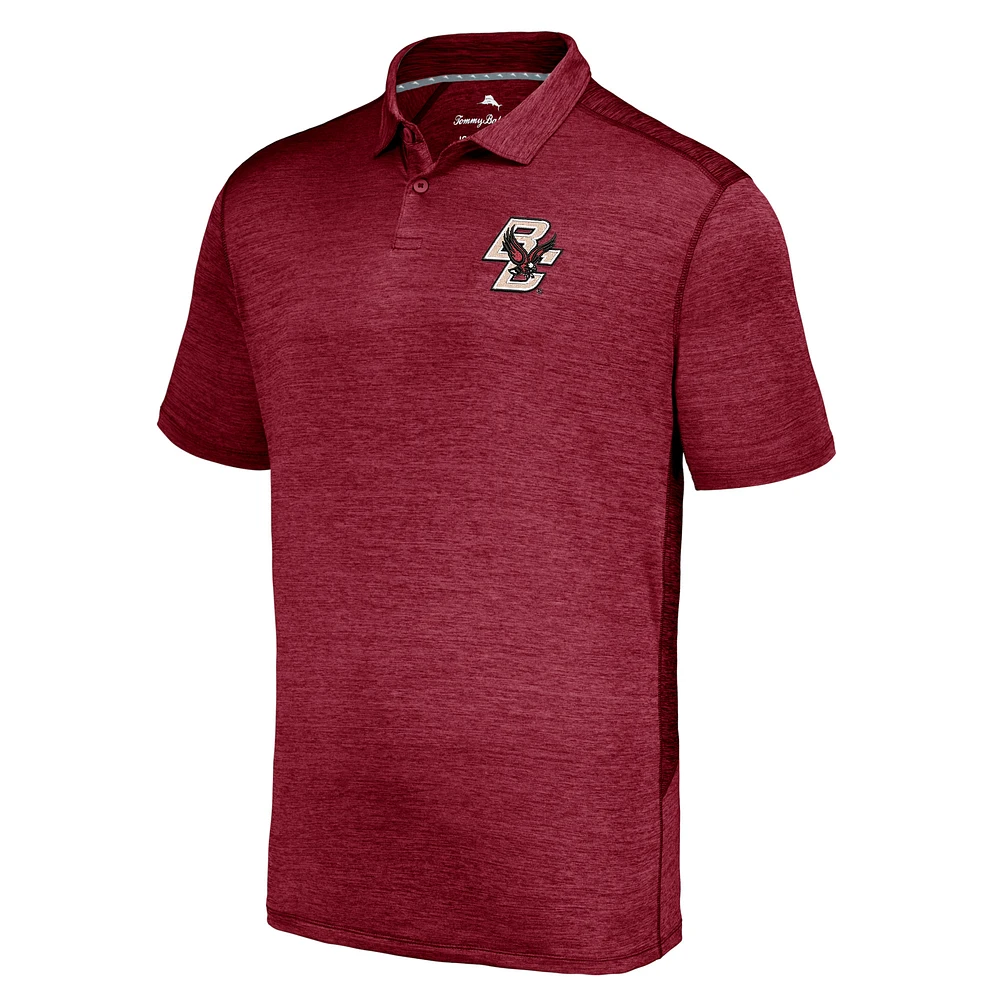 Men's Tommy Bahama Maroon Boston College Eagles Delray IslandZone Polo