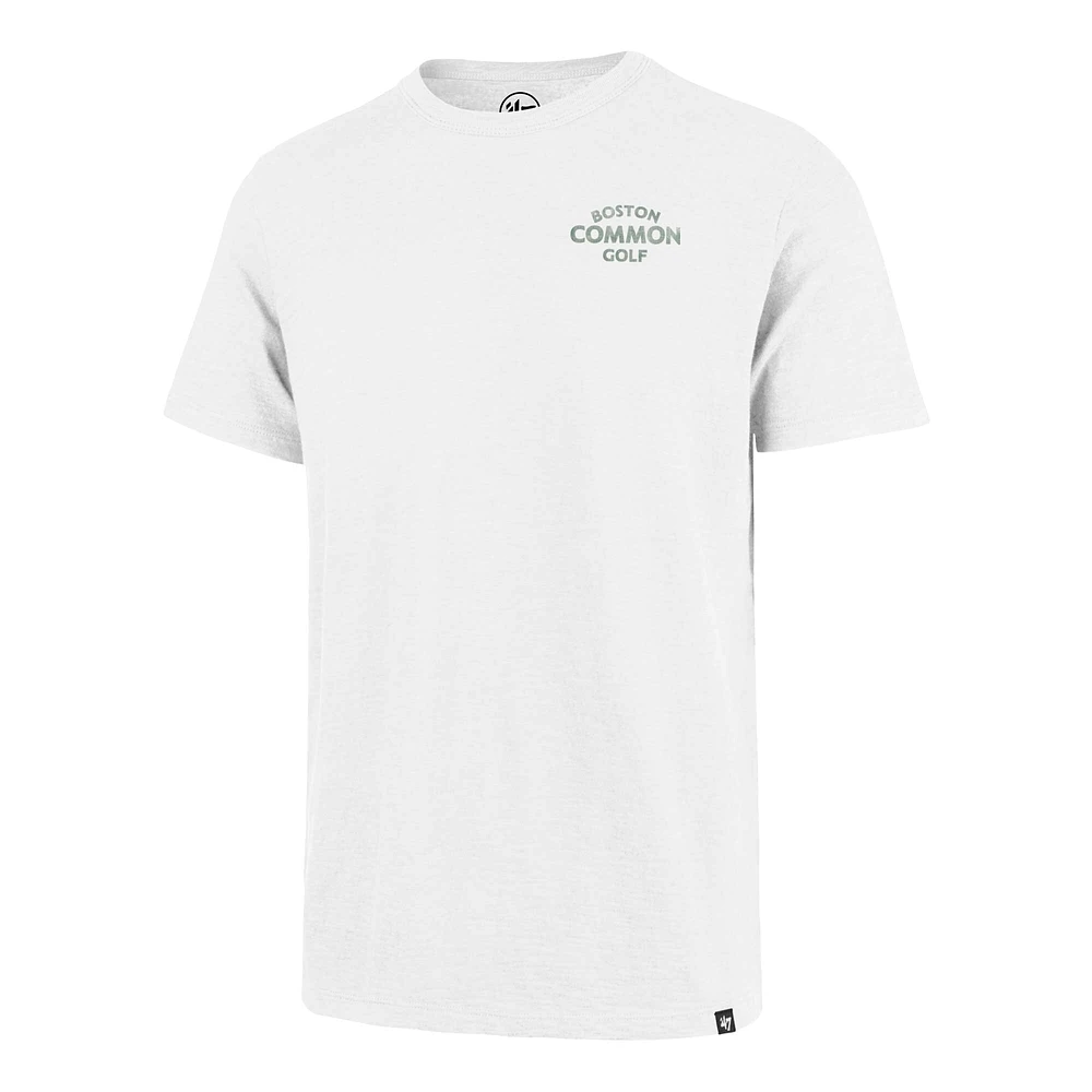 Men's '47  White TGL Boston Common Golf Backer Scrum T-Shirt