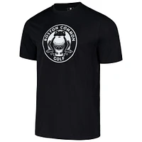 Men's Ahead Black Boston Common Golf Pembrooke T-Shirt