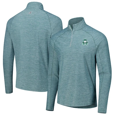 Haut à quart de zip Johnnie-O Green Boston Common Golf Baird Performance pour hommes