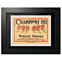 Boston Red Sox 1912 World Series - 12'' x 16'' Framed Program Cover