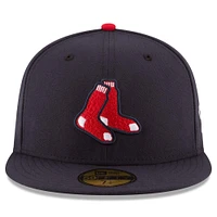 Boston Red Sox New Era Authentic Collection On Field 59FIFTY - Fitted Structured Hat Navy