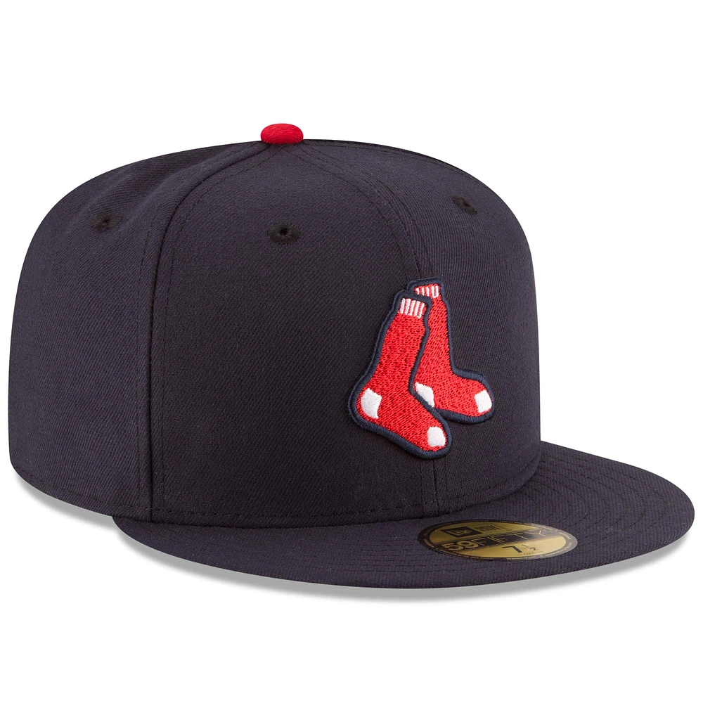 Boston Red Sox New Era Authentic Collection On Field 59FIFTY - Fitted Structured Hat Navy