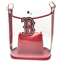 Cuce Boston Red Sox Rhinestone Clear Purse