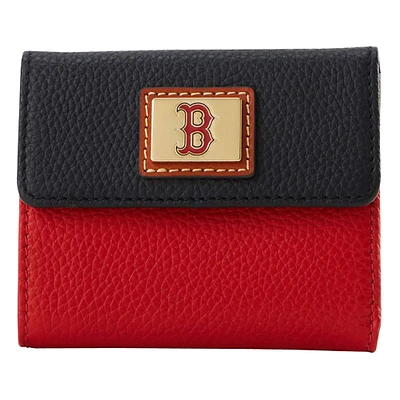 Portefeuille à rabat pour cartes de crédit Dooney & Bourke Boston Red Sox