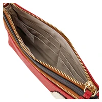 Dooney & Bourke Boston Red Sox Infield Double-Zip Wristlet