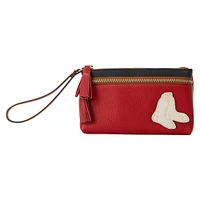 Dooney & Bourke Boston Red Sox Infield Double-Zip Wristlet
