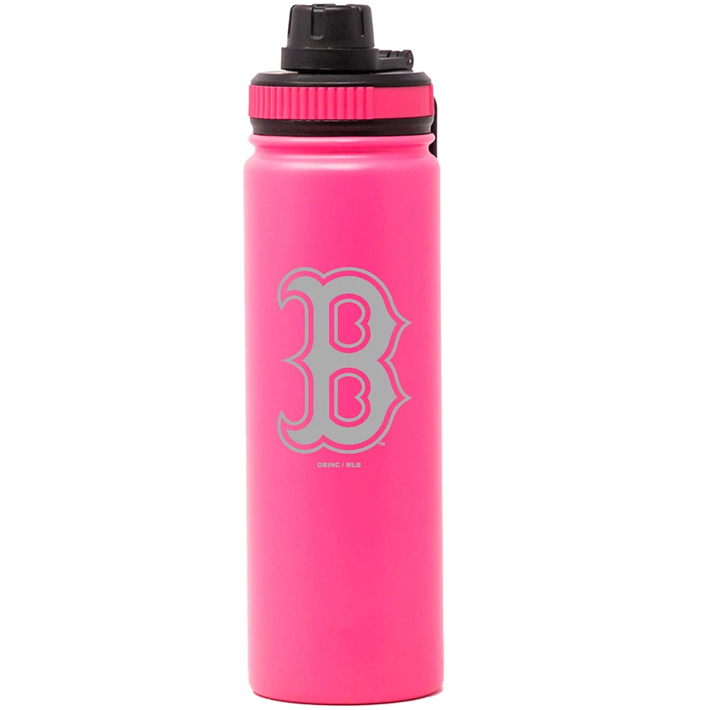 Golfing Buddies Pink Boston Red Sox 21oz. Wide Mouth Bottle with Sports Lid
