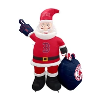 Logo Brands Boston Red Sox Santa Claus Yard Inflatable