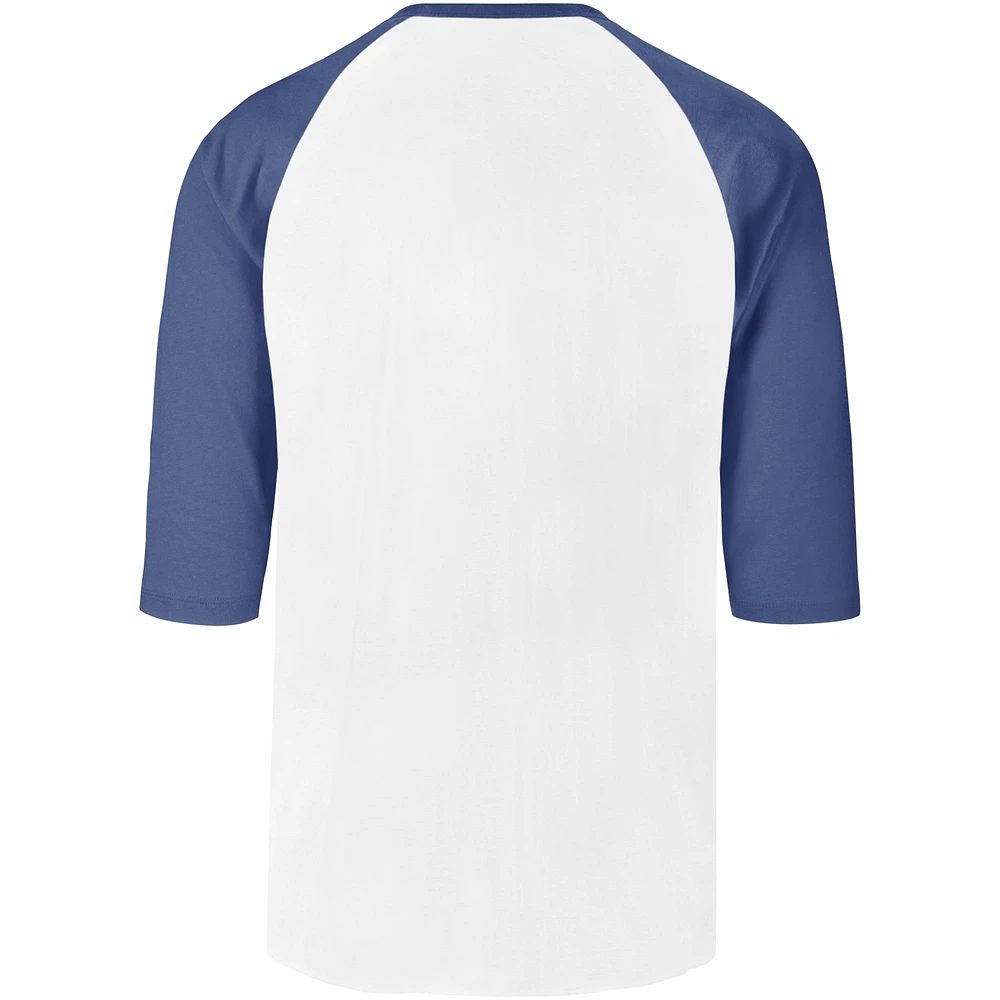Men's '47 Cream Boston Red Sox City Connect Crescent Franklin Raglan 3/4-Sleeve T-Shirt
