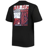 Men's Black Boston Red Sox Two-Sided T-Shirt