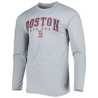 Men's Concepts Sport Navy/Gray Boston Red Sox Breakthrough Long Sleeve Top & Pants Sleep Set