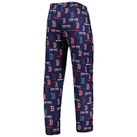 Men's Concepts Sport Navy/Gray Boston Red Sox Breakthrough Long Sleeve Top & Pants Sleep Set