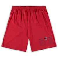 Men's Concepts Sport Navy/Red Boston Red Sox Big & Tall T-Shirt Shorts Sleep Set