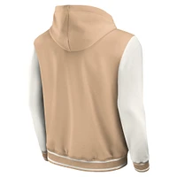 Men's Darius Rucker Collection by Fanatics Khaki Boston Red Sox Tri-Blend Full-Snap Hoodie Baseball Jacket