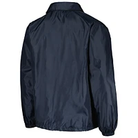 Men's Dunbrooke  Navy Boston Red Sox Coach's Raglan Full-Snap Windbreaker Jacket