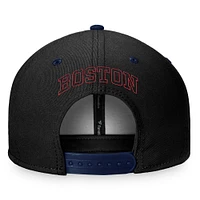 Men's Fanatics  Black/Navy Boston Red Sox State Side Two-Tone Snapback Hat