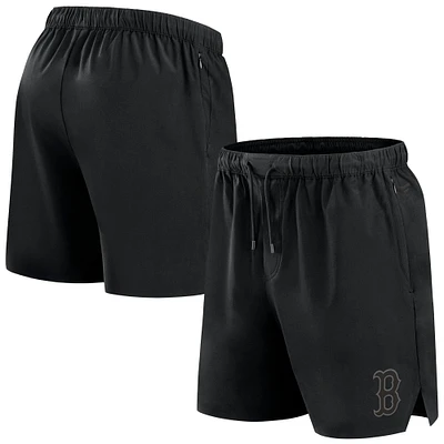 Short micro ton sur noir Fanatics pour homme, Boston Red Sox Front Office