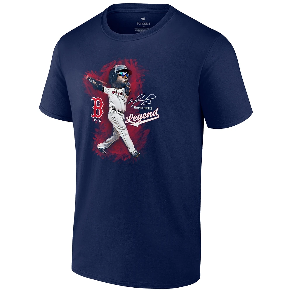 Men's Fanatics David Ortiz Navy Boston Red Sox Legend Graphic T-Shirt