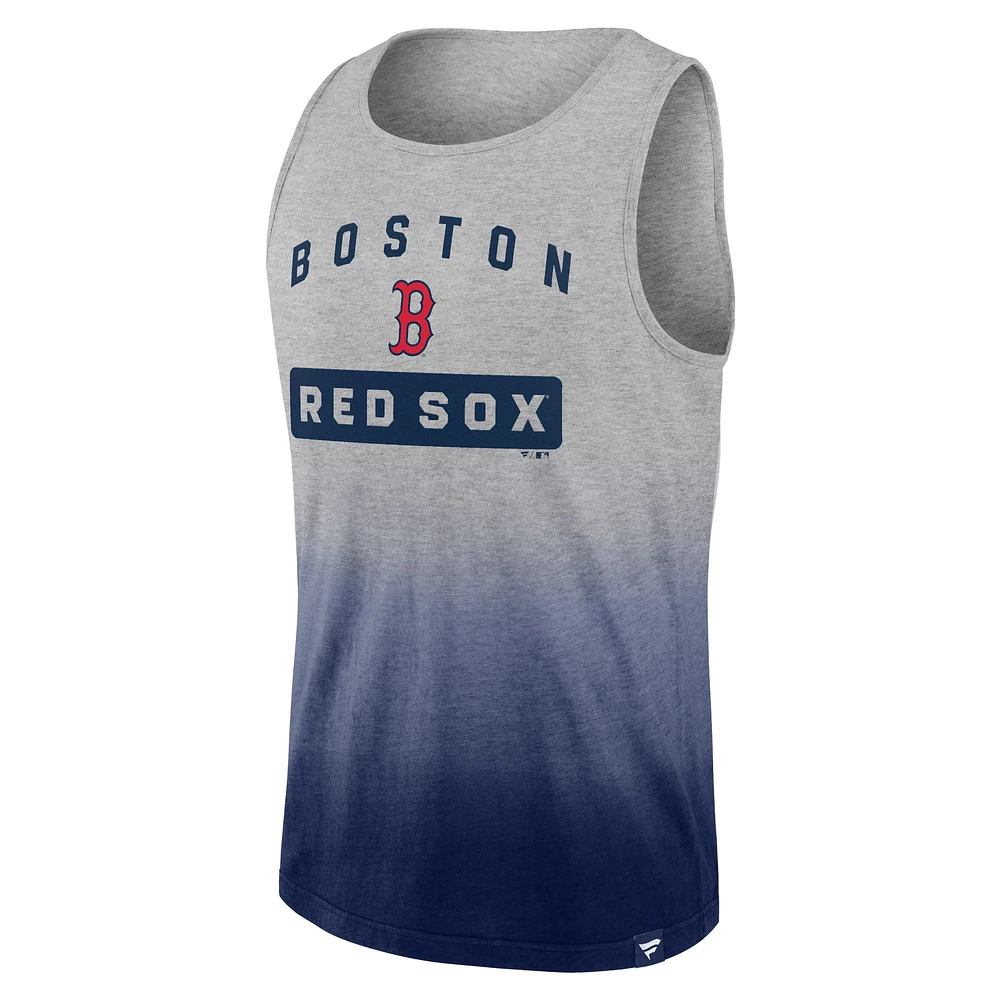 Men's Fanatics Gray/Navy Boston Red Sox Our Year Tank Top