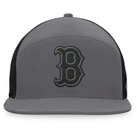 Men's Fanatics Gray Boston Red Sox Fairweather Adjustable Hat