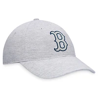 Men's Fanatics Gray Boston Red Sox Logo Adjustable Hat