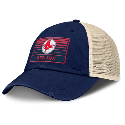 Casquette ajustable en maille Eastbound de la collection Cooperstown des Red Sox de Boston pour homme, bleu marine/naturel