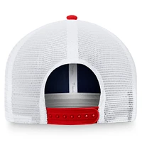 Men's Fanatics Navy/Red Boston Red Sox Two-Tone Patch Trucker Adjustable Hat