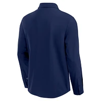 Men's Fanatics Navy Boston Red Sox Front Office Long Sleeve Button-Up Shirt