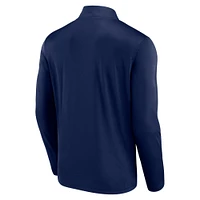 Men's Fanatics Navy Boston Red Sox Head-to-Head Quarter-Zip Top