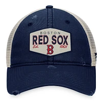 Men's Fanatics Navy Boston Red Sox Patch Trucker Adjustable Hat