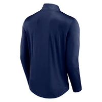 Men's Fanatics Navy Boston Red Sox Tough Minded Lightweight Quarter-Zip Pullover