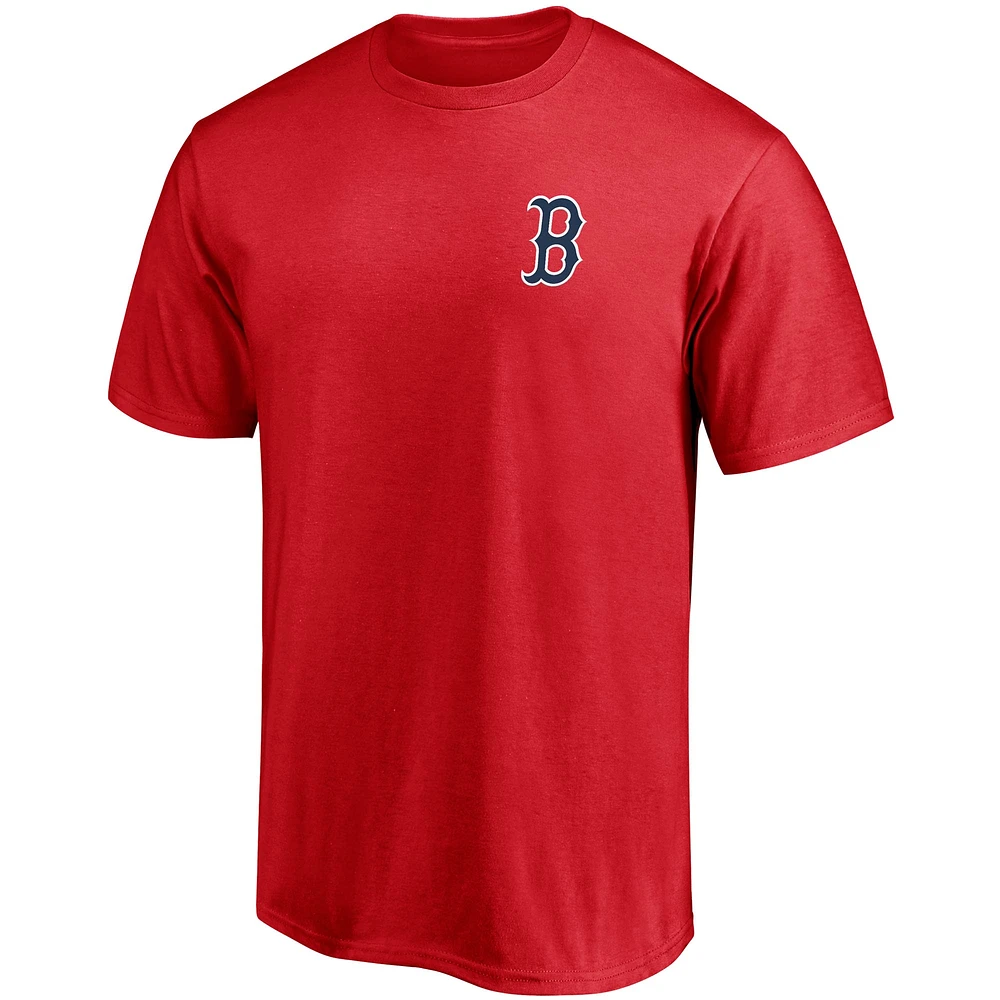 Men's Fanatics Red Boston Sox Number One Dad Team T-Shirt