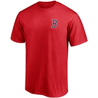 Men's Fanatics Red Boston Sox Number One Dad Team T-Shirt