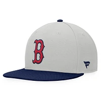 Men's Fanatics Tan/Navy Boston Red Sox Glory Days Two-Tone Snapback Hat