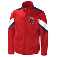 Men's G-III Sports by Carl Banks Red Boston Sox Earned Run Full-Zip Jacket