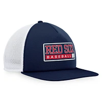 Casquette Snapback Majestic Navy/White Boston Red Sox en mousse pour homme