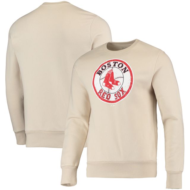 Majestic Threads Oatmeal Chandail molletonné Boston Red Sox pour homme