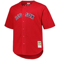 Men's Mitchell & Ness David Ortiz Red Boston Sox Big Tall Cooperstown Collection Batting Practice Replica Jersey