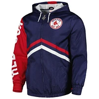 Men's Mitchell & Ness  Navy Boston Red Sox Undeniable Full-Zip Hoodie Windbreaker Jacket