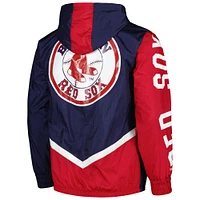 Men's Mitchell & Ness  Navy Boston Red Sox Undeniable Full-Zip Hoodie Windbreaker Jacket