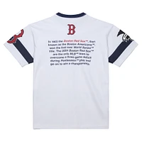 Men's Mitchell & Ness White Boston Red Sox Cooperstown Collection Team Origins Premium T-Shirt