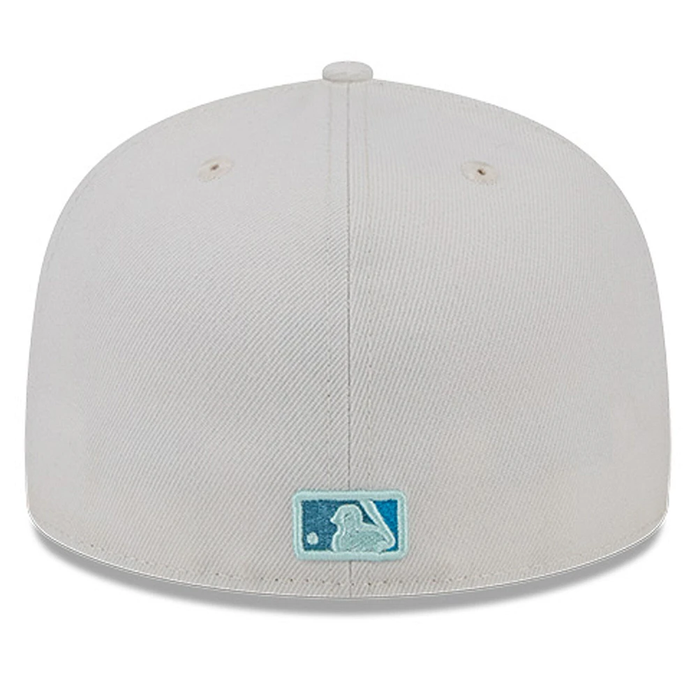 Casquette ajustée 59FIFTY kaki Boston Red Sox Stone Mist New Era pour hommes