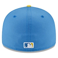 Men's New Era Light Blue Boston Red Sox City Connect Low Profile 59FIFTY Fitted Hat