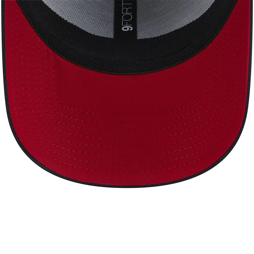 Men's New Era  Navy Boston Red Sox 2024 Clubhouse 9FORTY Adjustable Hat