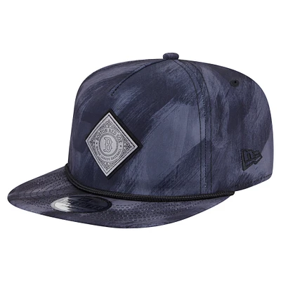 Casquette de golf à imprimé Boston Red Sox bleu marine New Era pour homme