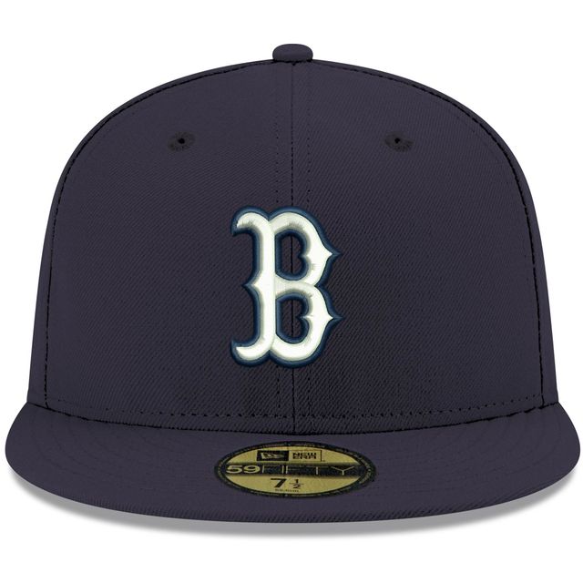 Casquette ajustée 59FIFTY bleu marine Boston Red Sox pour homme New Era