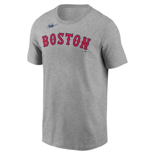 T-shirt Nike David Ortiz pour homme, gris chiné, nom et numéro des Red Sox de Boston