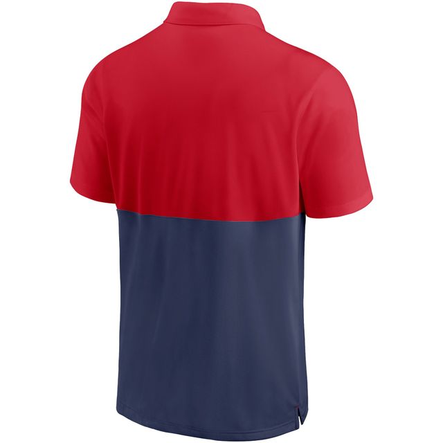 Nike Red/Navy Boston Red Sox Team Baseline pour hommes - Polo